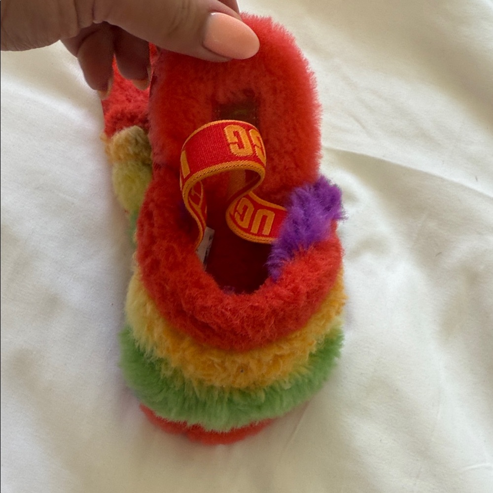UGG Multicolor Fluffy Slippers
